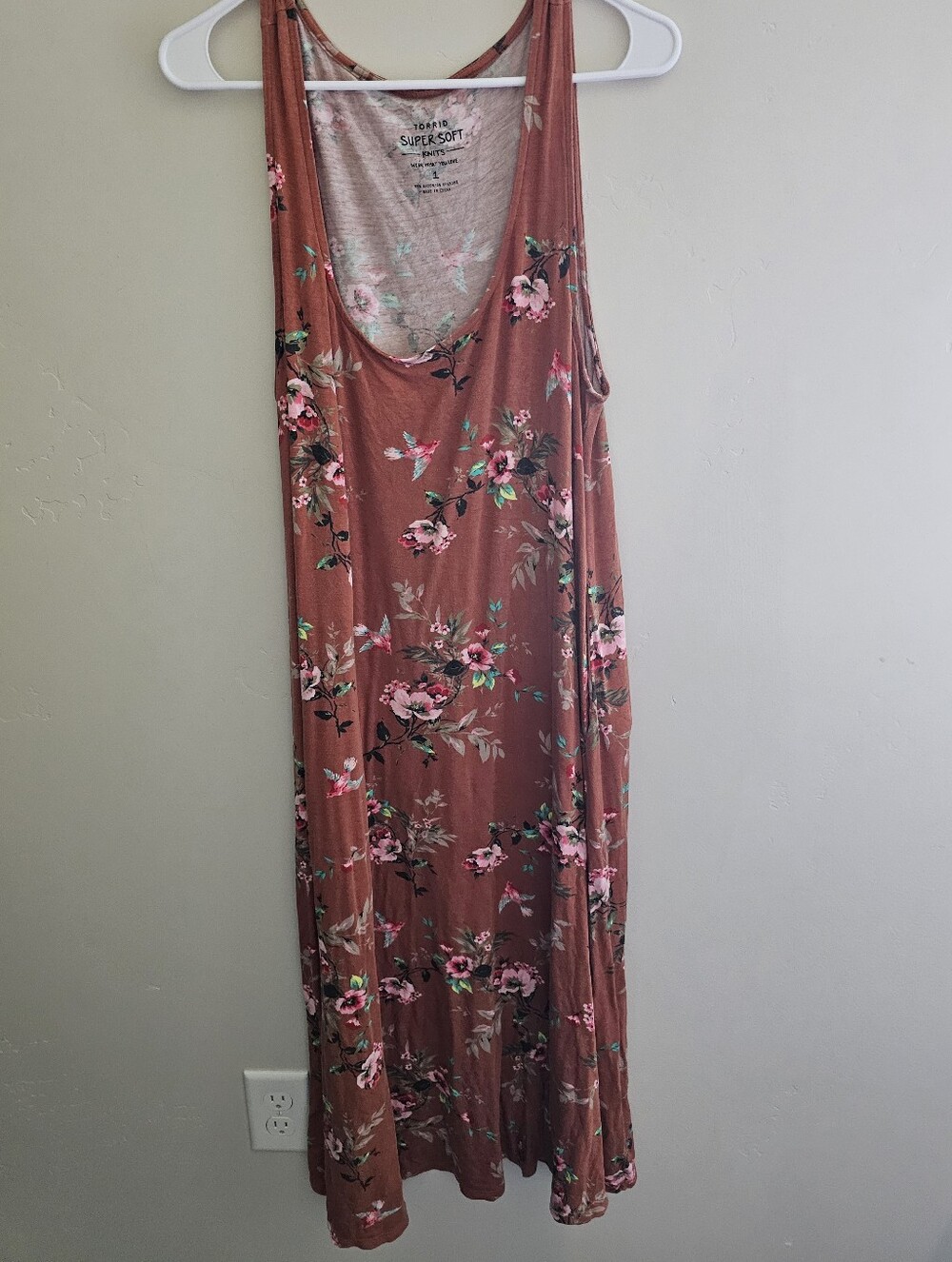 torrid Rose-Brown Floral Maxi Dress